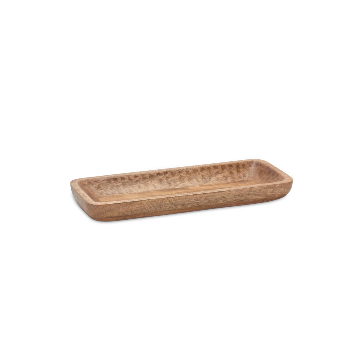 Natural Mango Wood Dough Bowl Tray (Set of 2) — additional view