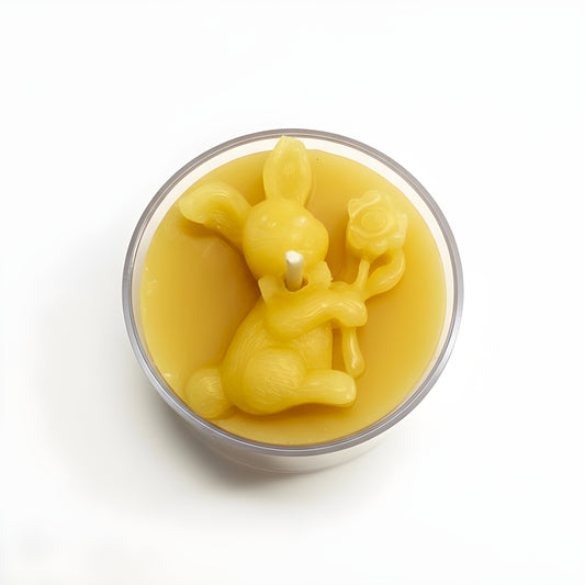 Bunny Tealight Beeswax Candles