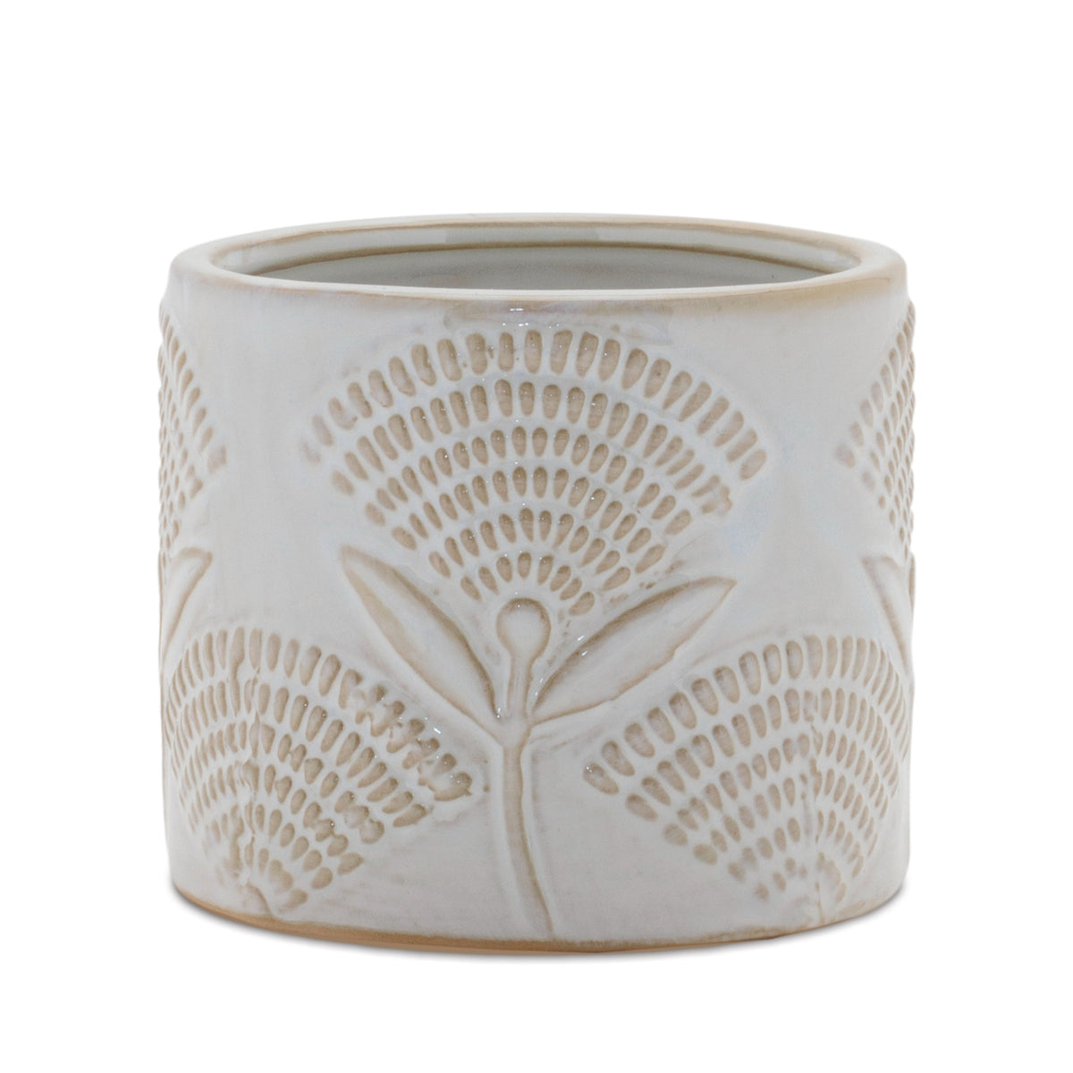 Porcelain Floral Patterned Planter (Set of 2) — additional view