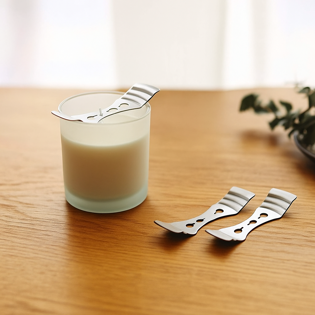 10 cm Stainless Steel Centering Bar Tool for DIY Candle Jars