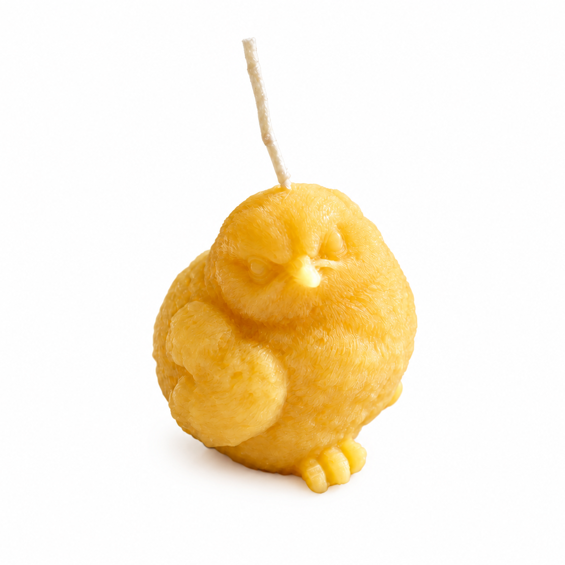 Birdy Perched Beeswax Candle