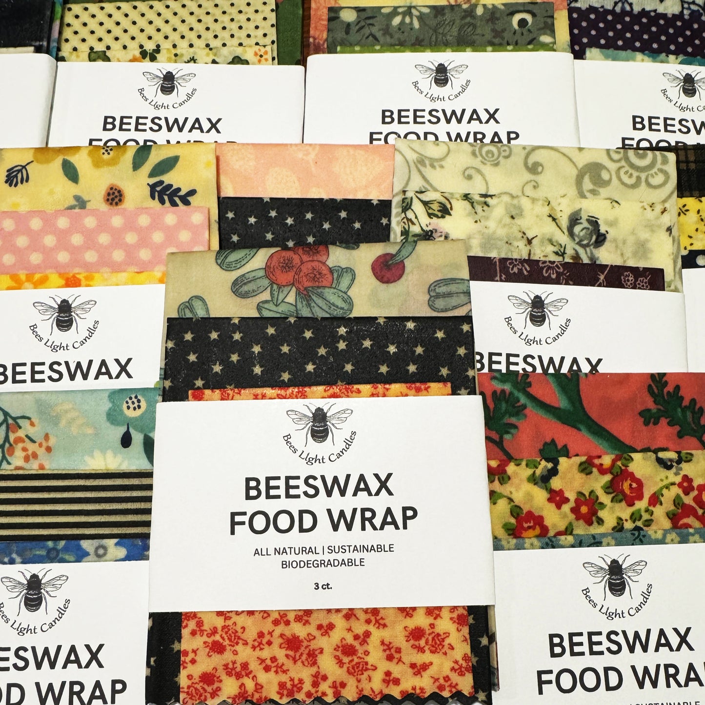 3 Piece Beeswax Food Wrap
