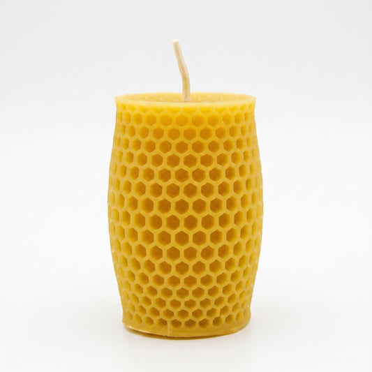 Honeycomb Curvy Pillar Candle