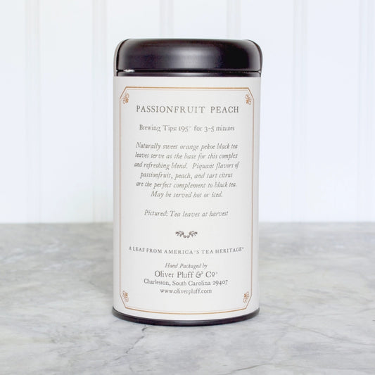 Passionfruit Peach Tea Bags - 20 Teabags in Signature Tea Tin