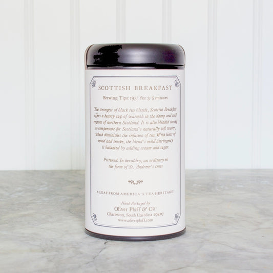 Scottish Breakfast Tea Bags - 20 Teabags in Signature Tea Tin