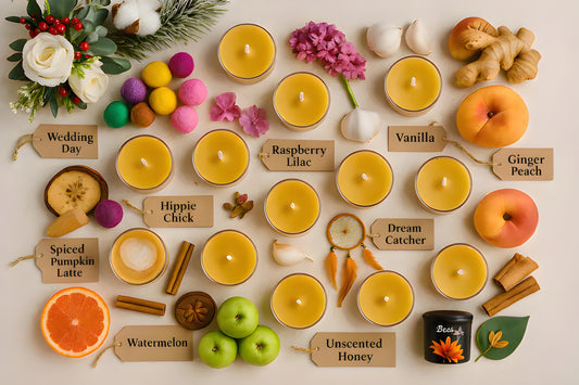 Handmade Scented Beeswax Tealights