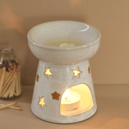 Starry Wax Melt Warmer Ceramic