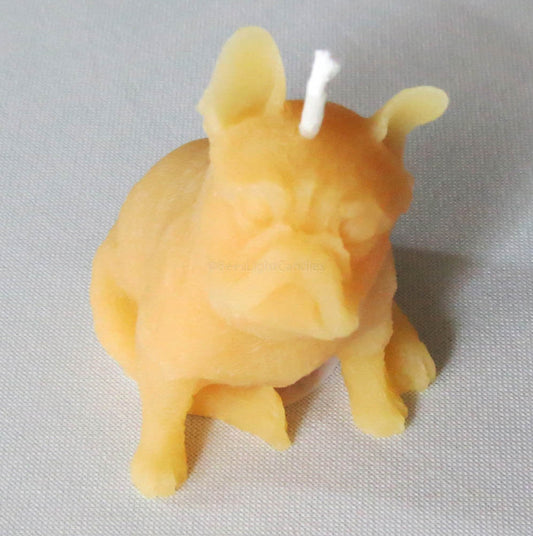 Puppy Dog Beeswax Candle