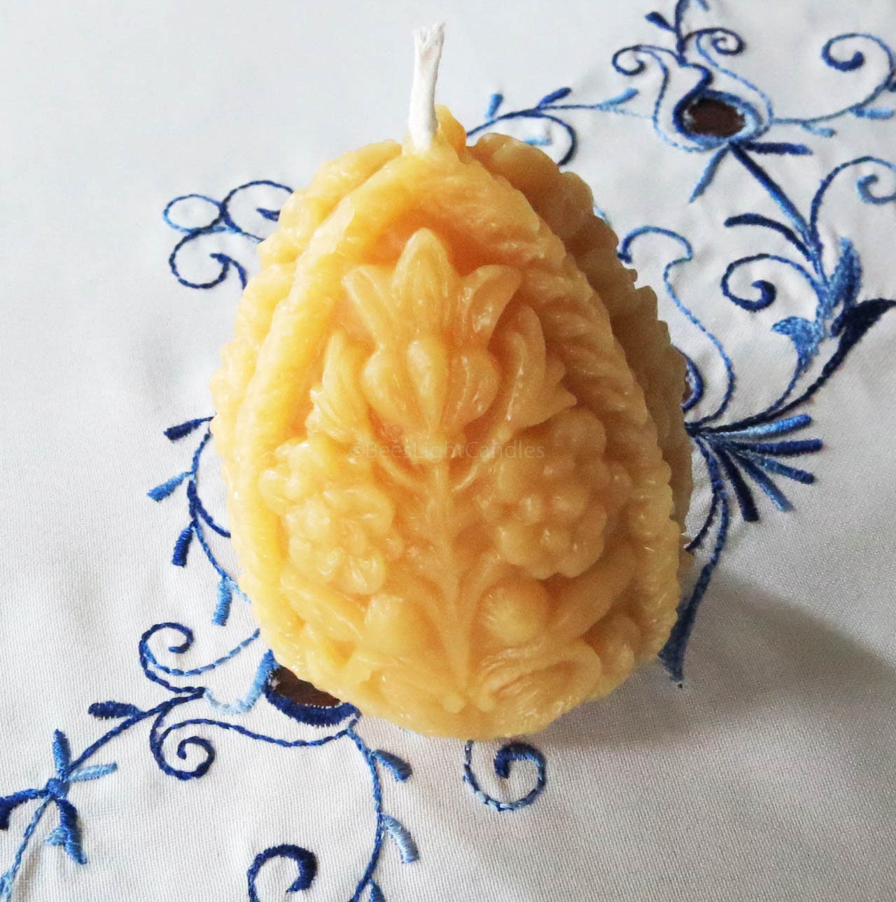 Spring Easter Set of Beeswax Candles