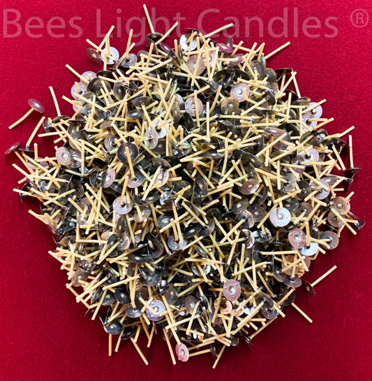 Tealight Cotton Wicks Beeswax Coated | USA |Candle Making Supplies