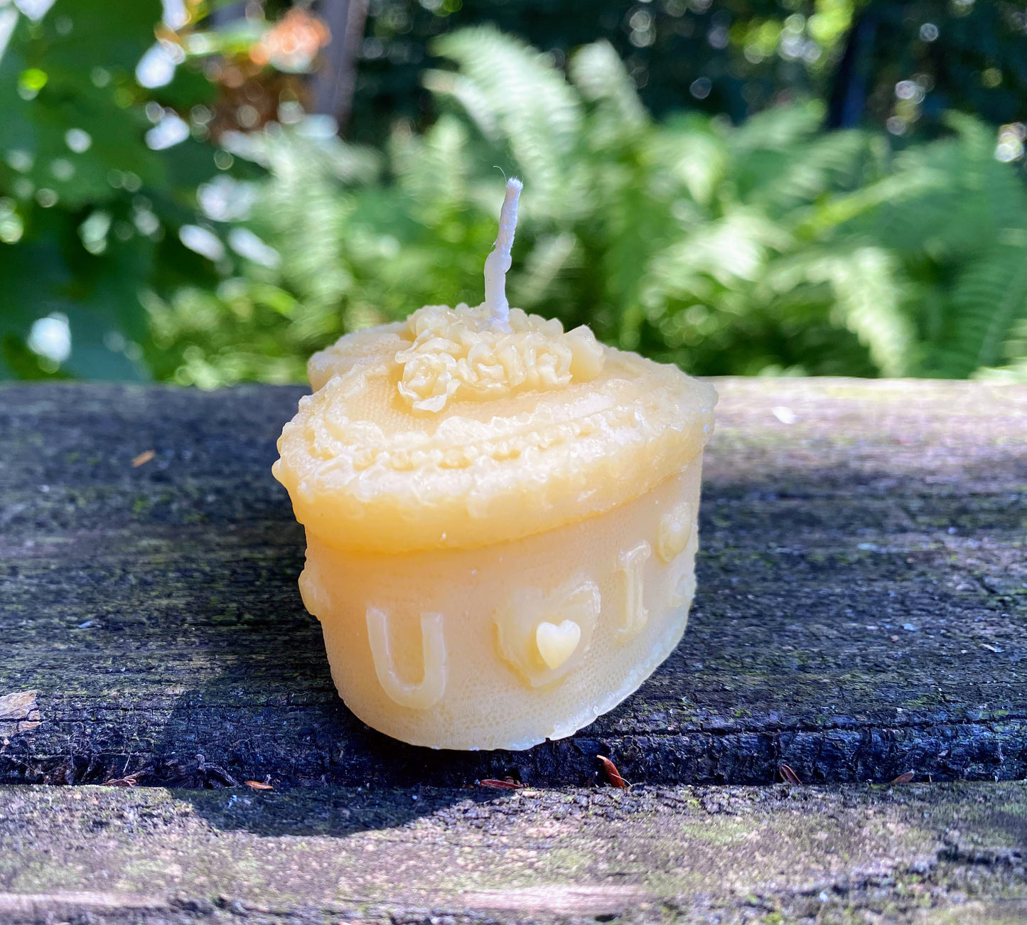 Heart Gift Box Beeswax Candle