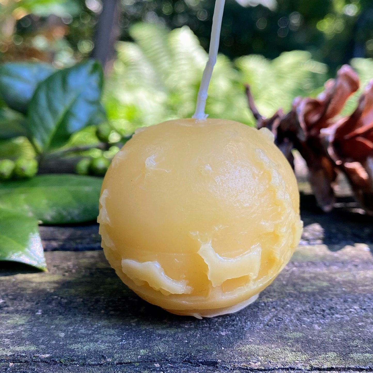Starry Night Ball Beeswax Candle