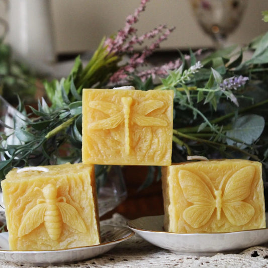 Pollinator Pillar Beeswax Candle Collection
