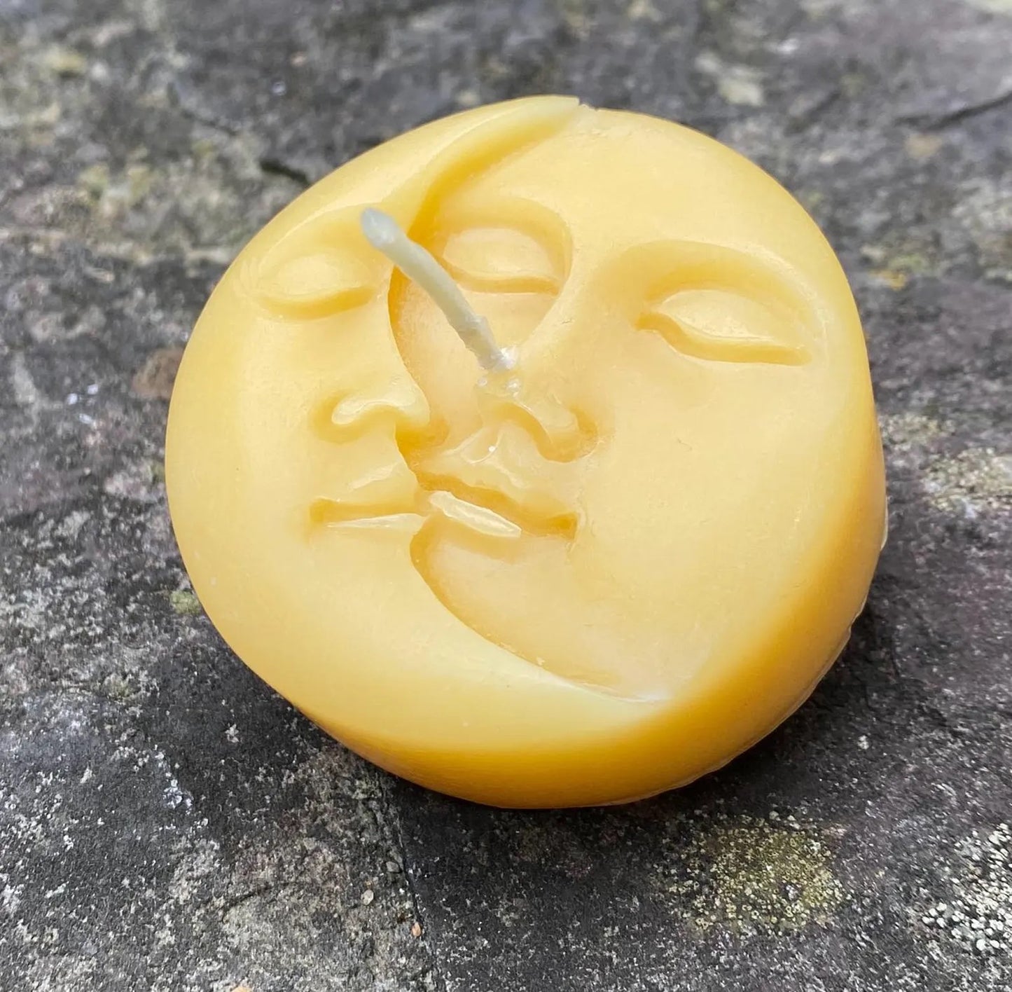 Sun + Moon Beeswax Candle