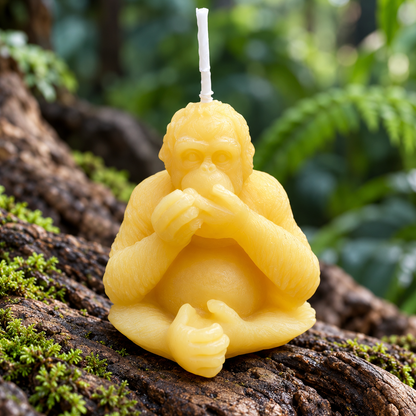 Orangutan Beeswax Candle
