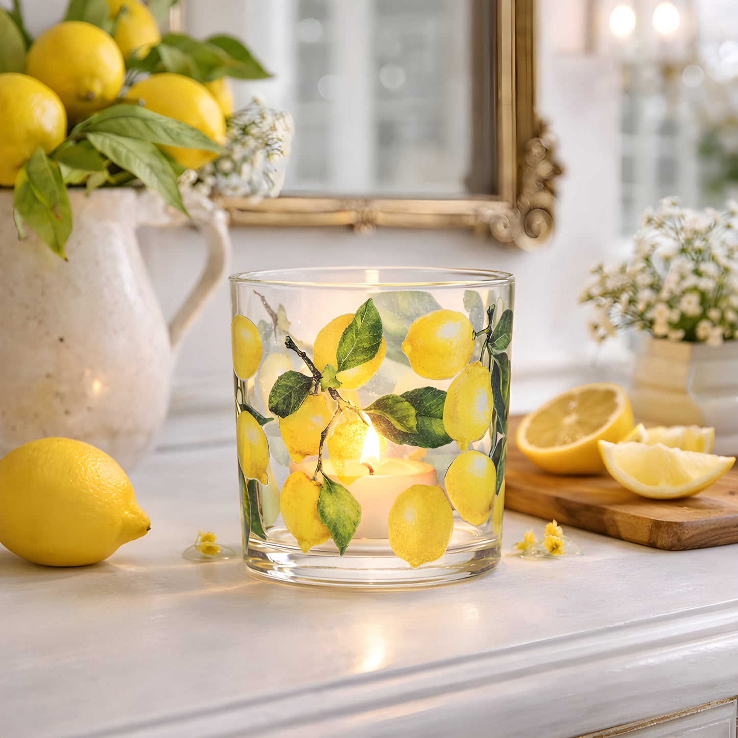 Votive Candle Holder Glass Lantern, Multiple Design Options