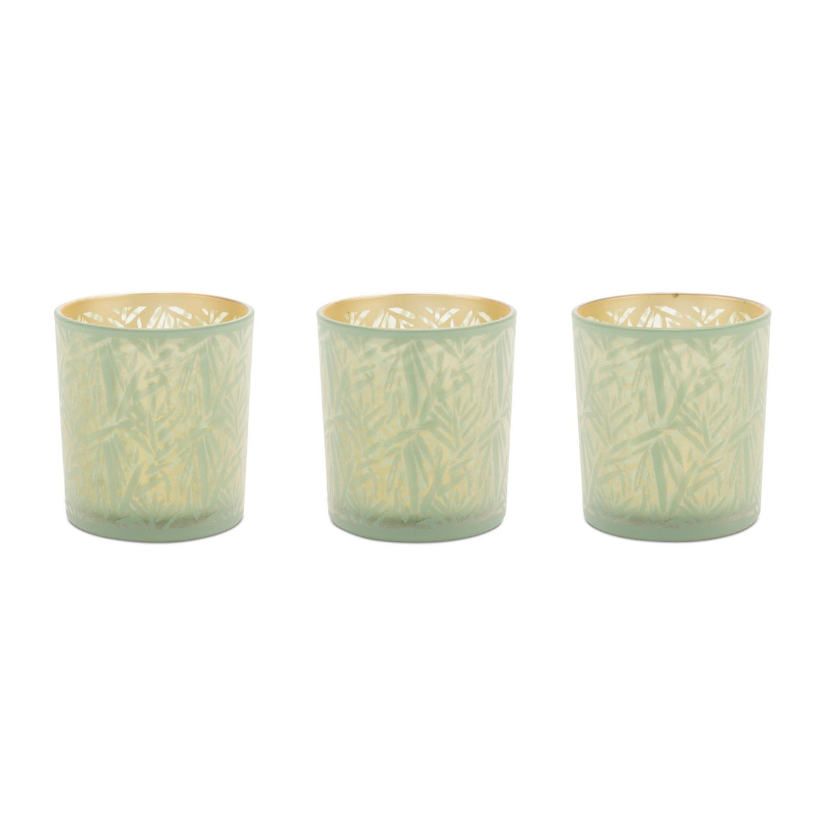 Votive Holder (Set of 3) 3"D x 3.5"H Glass