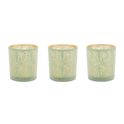 Votive Holder (Set of 3) 3"D x 3.5"H Glass