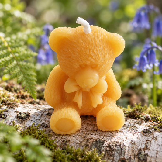 Little Bear Beeswax Candle