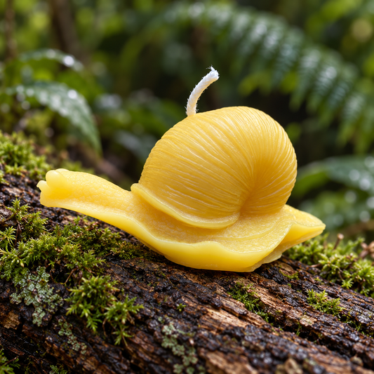 Snail Beeswax Candle