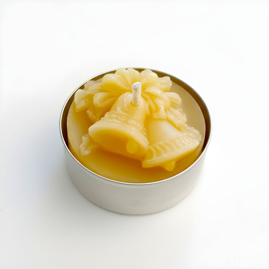 Beeswax Bell Tealight Candles