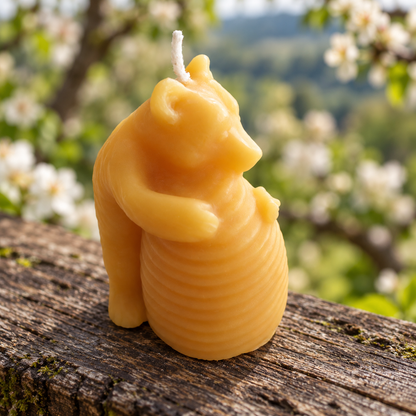 Honey Haven Bear Beeswax Candle
