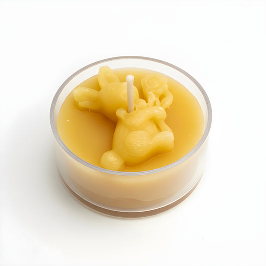 Bunny Tealight Beeswax Candles