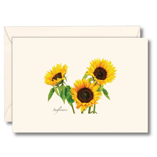 3 Sunflowers Notecard Set