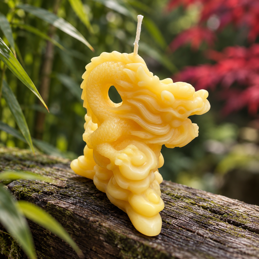 Dragon Beeswax Candle