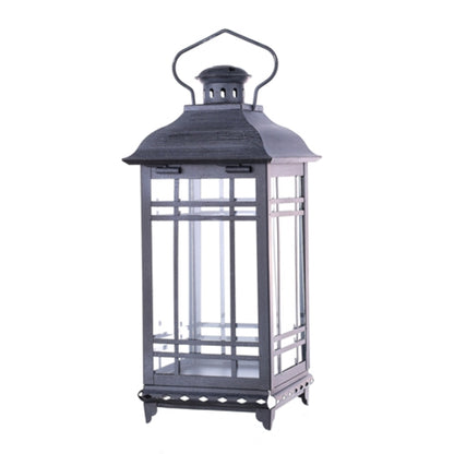 Traditional Grey Metal Lantern (Set of 3) — additional view
