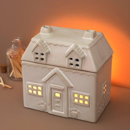 Ceramic House Wax Melt Warmer