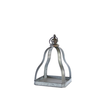 Galvanized Metal Lantern with Open Design (Set of 2) — additional view