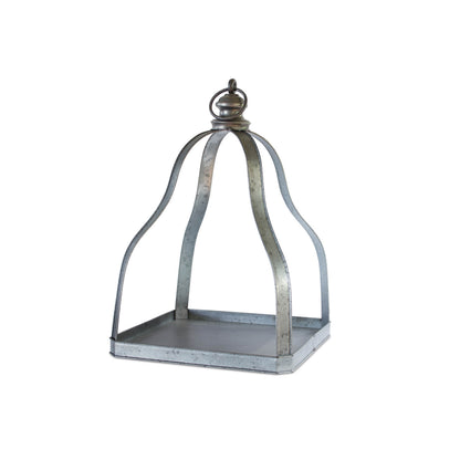 Galvanized Metal Lantern with Open Design (Set of 2) — additional view