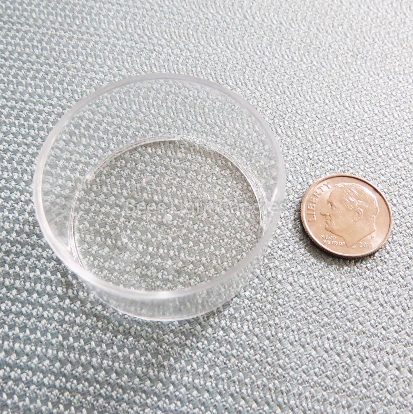 75 Clear Tealight Cups | Tea Light Candle Holders Polycarbonate | FAST SHIPPING | Containers | NEW | Candle Making Supplies | Bulk - Bees Light Candles