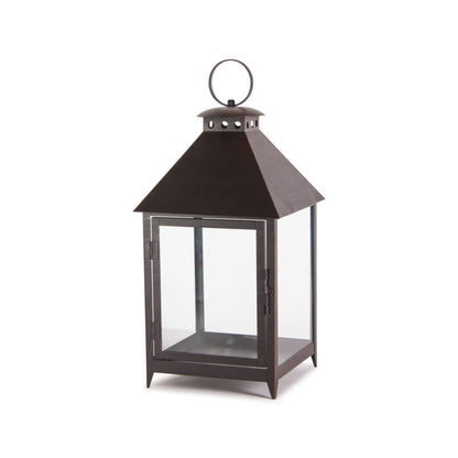Footed Iron Metal Lantern (Set of 2) — additional view