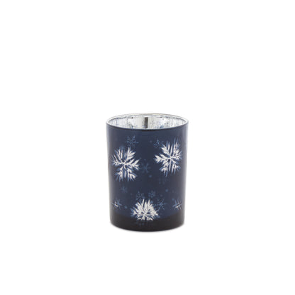 Frosted Votive Candle Holder with Snowflake Design (Set of 2) — additional view