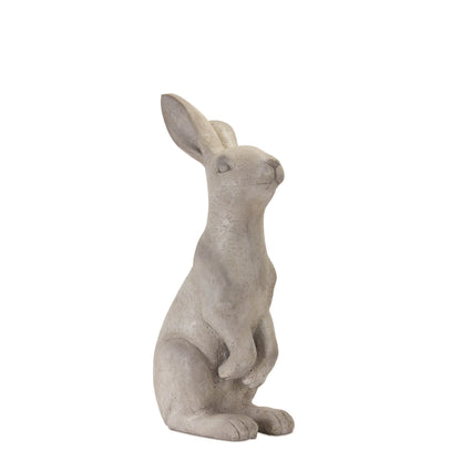 Natural Stone Sitting Rabbit Statue (Set of 2) — additional view
