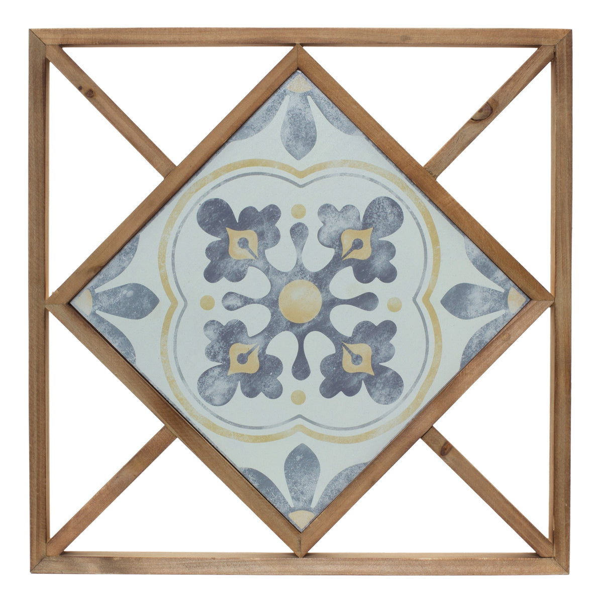 Framed Ornamental Wall Tile (Set of 2) 14.25"SQ — additional view