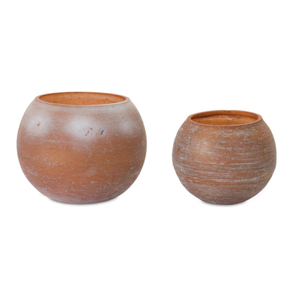 Brushed Glass Votive Candle Holder (Set of 2)
