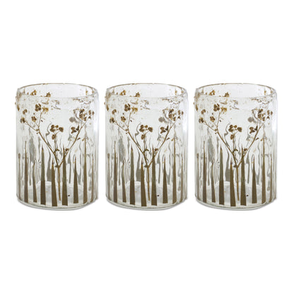 Dried Floral Glass Candle Holder (Set of 3) — additional view