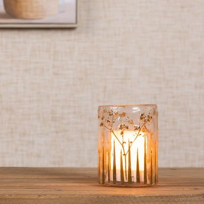 Dried Floral Glass Candle Holder (Set of 3) — additional view