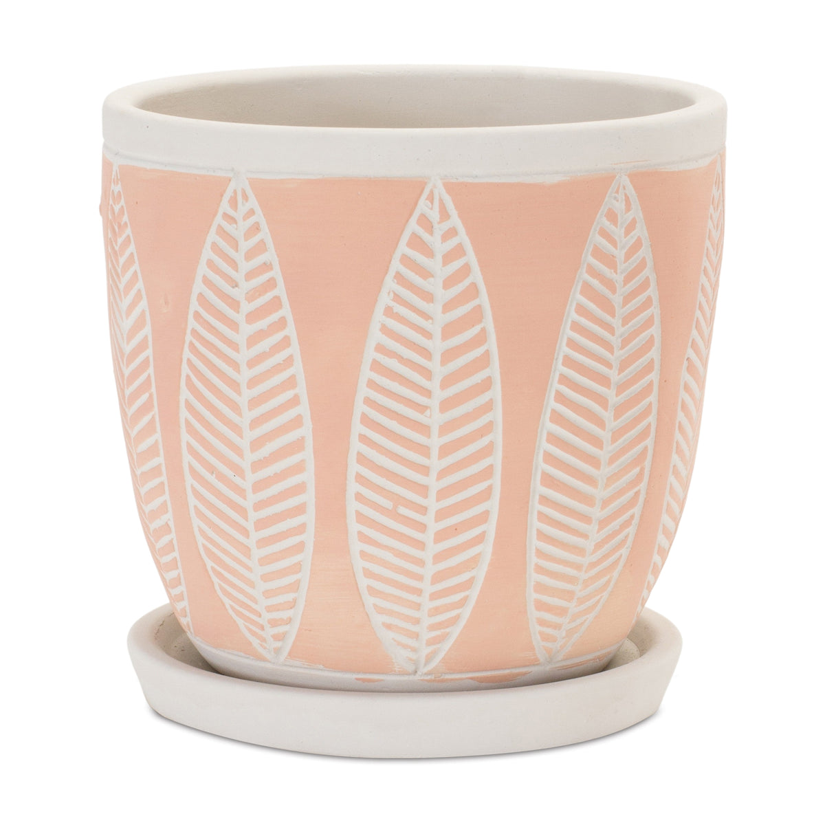Stone Planter with Plate (Set of 2) — additional view