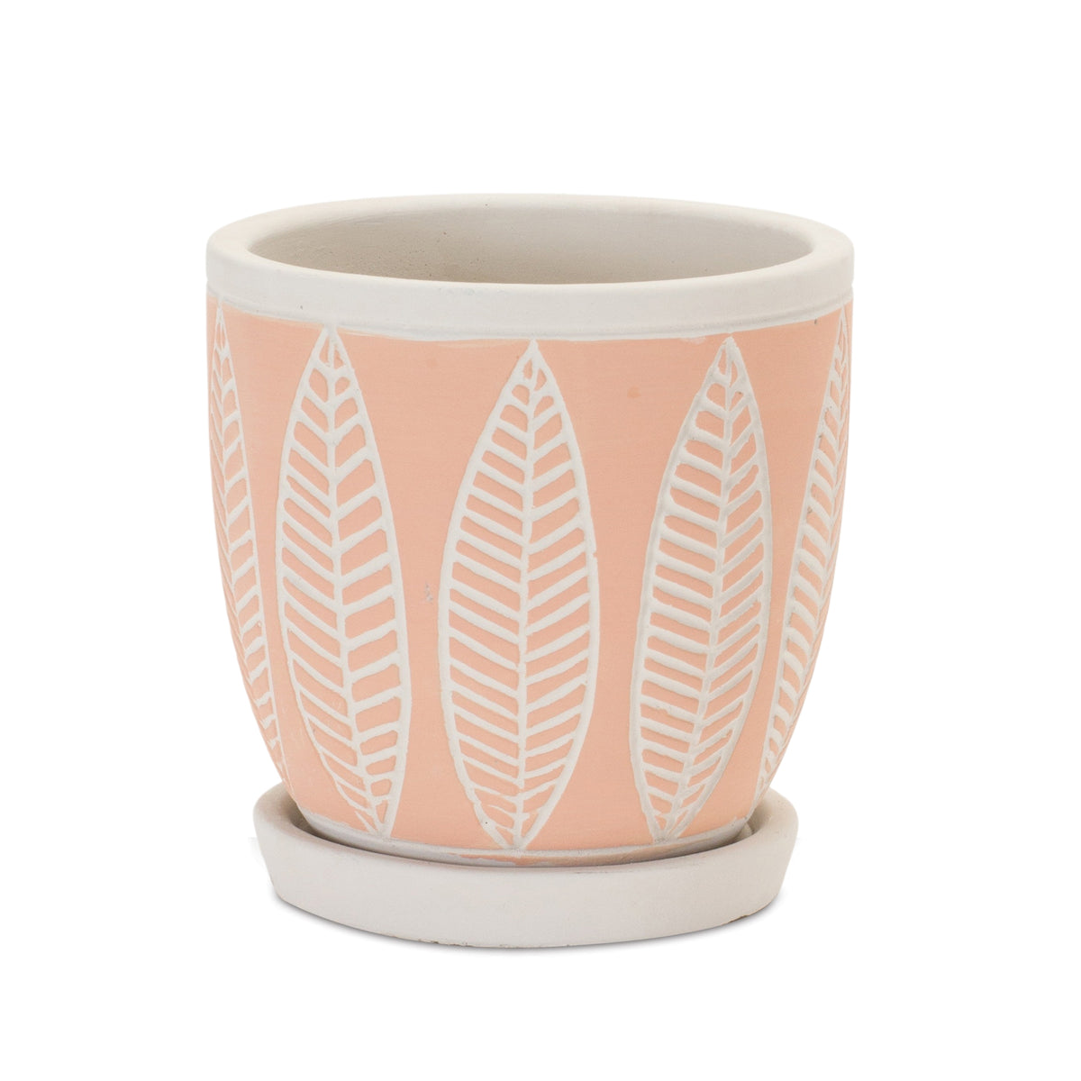 Stone Planter with Plate (Set of 2) — additional view