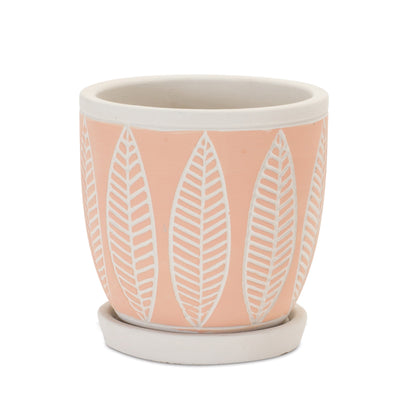 Stone Planter with Plate (Set of 2) — additional view