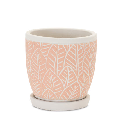 Stone Planter with Plate (Set of 2) — additional view