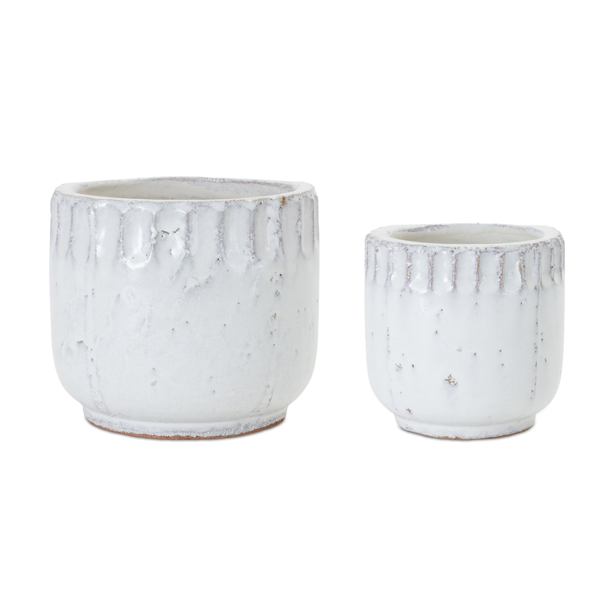 Distressed Terra Cotta Planter (Set of 2)