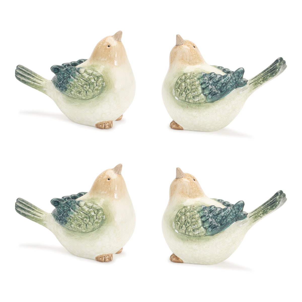 Terra Cotta Bird Figurine (Set of 4) — additional view