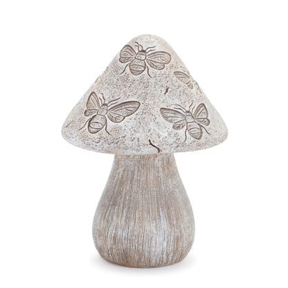 Bumble Bee and Butterfly Print Mushroom (Set of 2) — additional view