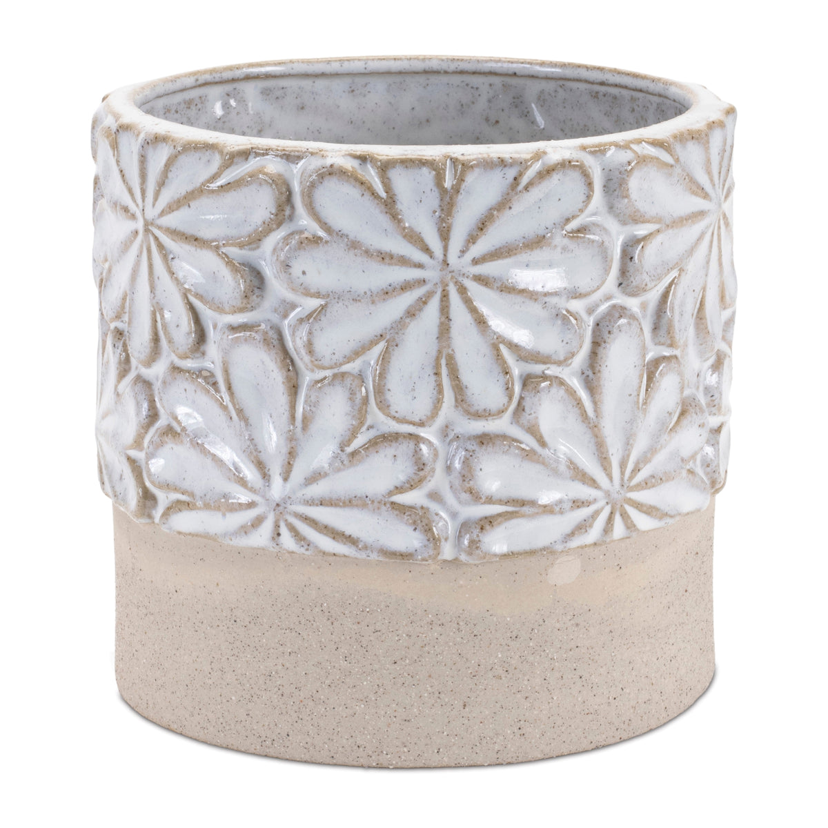 Ceramic Floral Planter (Set of 2) — additional view