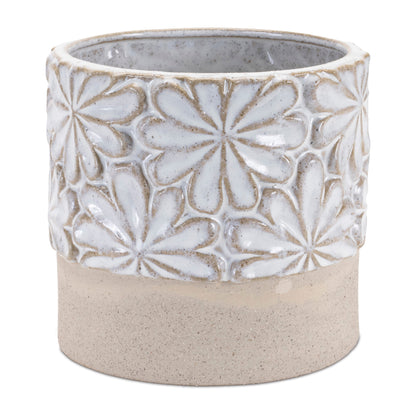 Ceramic Floral Planter (Set of 2) — additional view